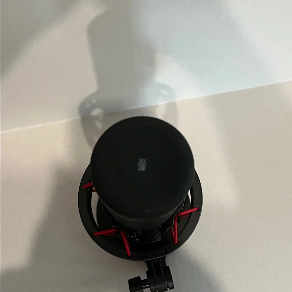 Hype Black and Red Desktop Broadcast Microphone